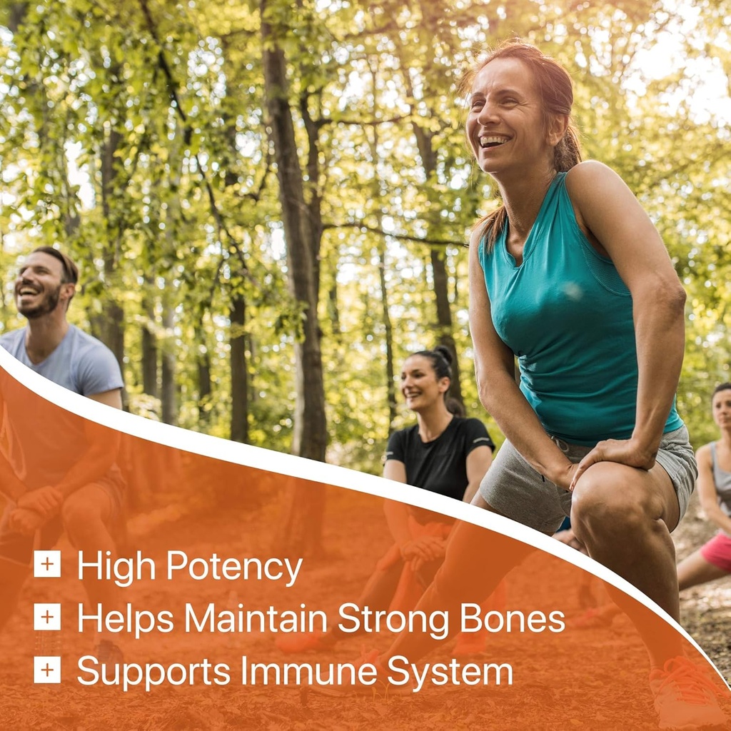 Now Foods Vitamin D3 (Cholecalciferol) - 5.000 IE, 360 Softgels - High Potency Bone Health and Immunity Support, Mood Booster - Halal, Kosher - 360 Count (Pack of 1)