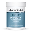 Dr. Mercola Biothin Probiotic - fordøjelsesmedicin supplement - understøtter sund stofskifte - GMO- Free, Gluten- Free & Soy- Free - 30 Forsinkede - Release Kapsler (30 Servere)