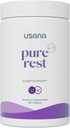 USANA Pure Rest Melatonin Supplement for søvn support * - Hurtig fungerende - Sukker fri - 56 tabletter