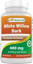 Bedste Naturals White Willow Bark 400 mg 180 kapsler