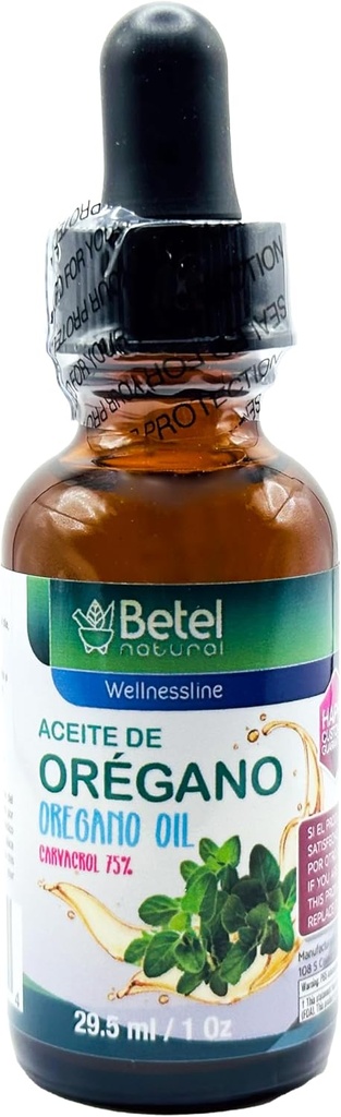 Betel Natural Premium Oregano Oil 75% Carvacrol - 1 fl oz