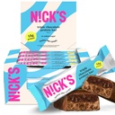 Nicks triple chokolade protein bars - 12-greve Box Note 124; Høj protein, lave kalorier, lave kulhydrater, Keto Friendly, Ingen tilsat sukker