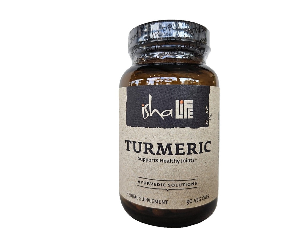 ISHA gurkemeje Supplement 990 mg - 90 vegetariske kapsler, ikke-GMO, gluten fri...