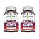 Amazing Formulas Quercetin 500mg Veggie kapsler Supplement 124; Non- GMO Note 124; Gluten Free