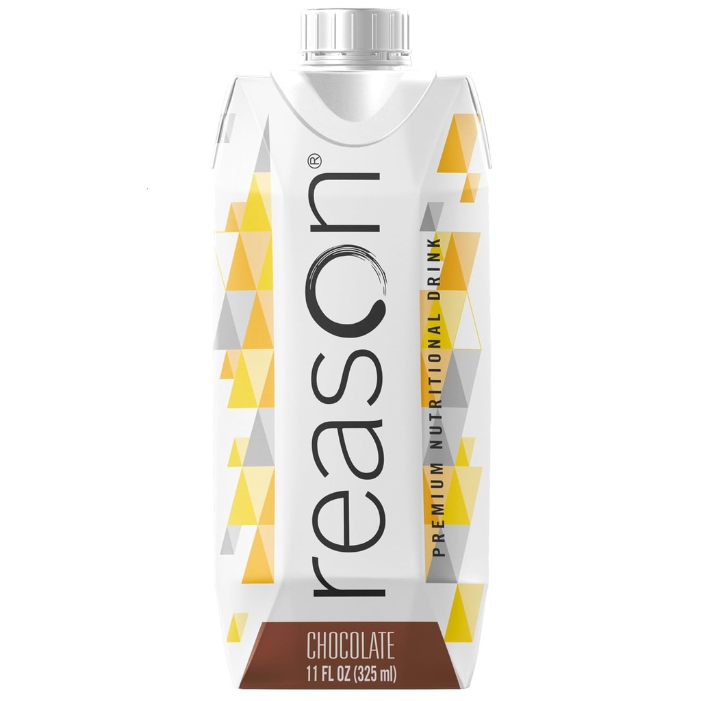 Årsag Premium High Calorie Protein Drink - Gratis Soja, Gluten, GMO, Kunstig smag, og sødestoffer - NSF Certified - Lactose- Friendly, Great for Tube- Fodring - Chokolade, 11 oz