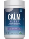 Naturlig Vitality Rolig søvn, Melatonin & Magnesium Citrate, Sleep Aid Drink Mix, GABA, Aid, Vegan, Gluten Free Non- GMO, Blandet Berry, 16 Oz