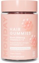 MANDAG HAIRCARE hår gummier med 2500 mcg biotin, C-vitamin & Vitiman E for tykkere, stærkere og sundere hår 60ct