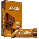 NuGo Protein Bar, Peanut Butter, 11g Protein, Gluten Free, 15 Greve