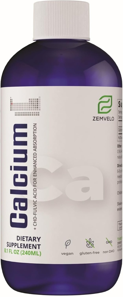 Flydende Ionic Calcium Supplement • 124; kvinders sundhed • 124; hurtig Absorption • 124; Nem at Digest • 124; Knogler & Tænder Support