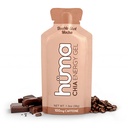 Huma Chia Energy Gel, Double hot Mocha, 12 Pack, 100mg koffein per pakke - Premier Sports Nutrition for Endurance Øvelse
