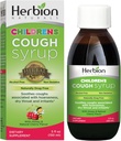Herbion Naturals Hoste Syrup til børn 5fl God smag supplement med naturlig honning og Flavor Hjælper Relieve Hough fremmer sund lunge funktion Immunitet for børn 13 og derover., Grøn, Cherry, 5 Fl Oz