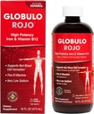 Globulo Rojo jerntilskud - flydende kosttilskud med højpotens jern & B vitaminer (Vegan) (1 pakke)