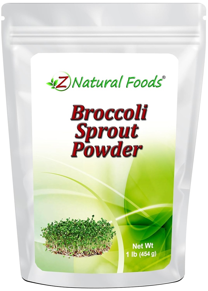 Broccoli pulver - alle naturlige antioxidant, Vitamin & Mineral superfood supplement - Mix in Smoothies, Shakes, & Opskrifter - Rå, Vegan, Gluten fri, ikke GMO - Bulk 1 LB størrelse