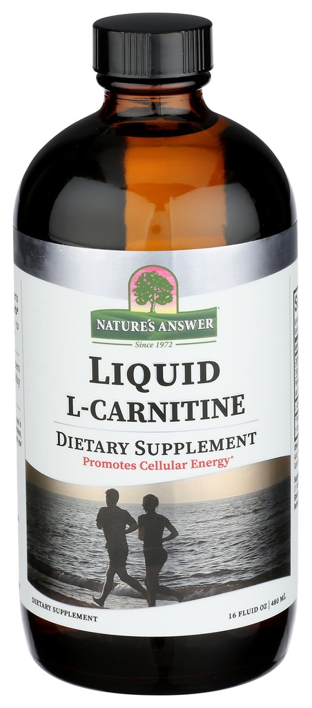 Naturens svar flydende L- Carnitin Hindbær smag 1200 mg 16- Væske Ounces Cellular Energy Kosttilskud