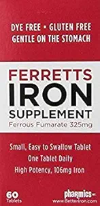 Ferretts Tablets # 60 (106 mg) 2 Pack