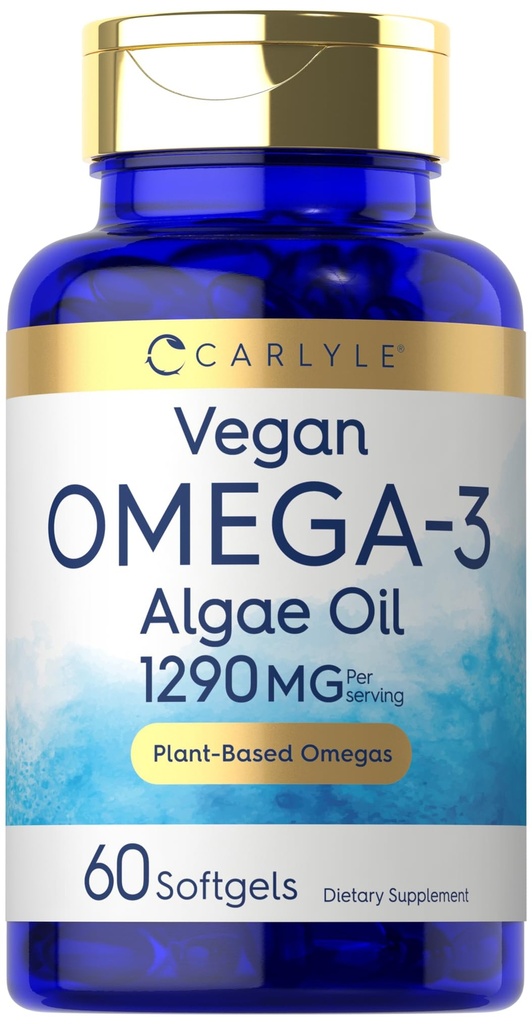 Carlyle Vegan Omega 3 Supplementér 124; 1290 mg