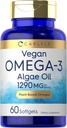 Carlyle Vegan Omega 3 Supplementér 124; 1290 mg