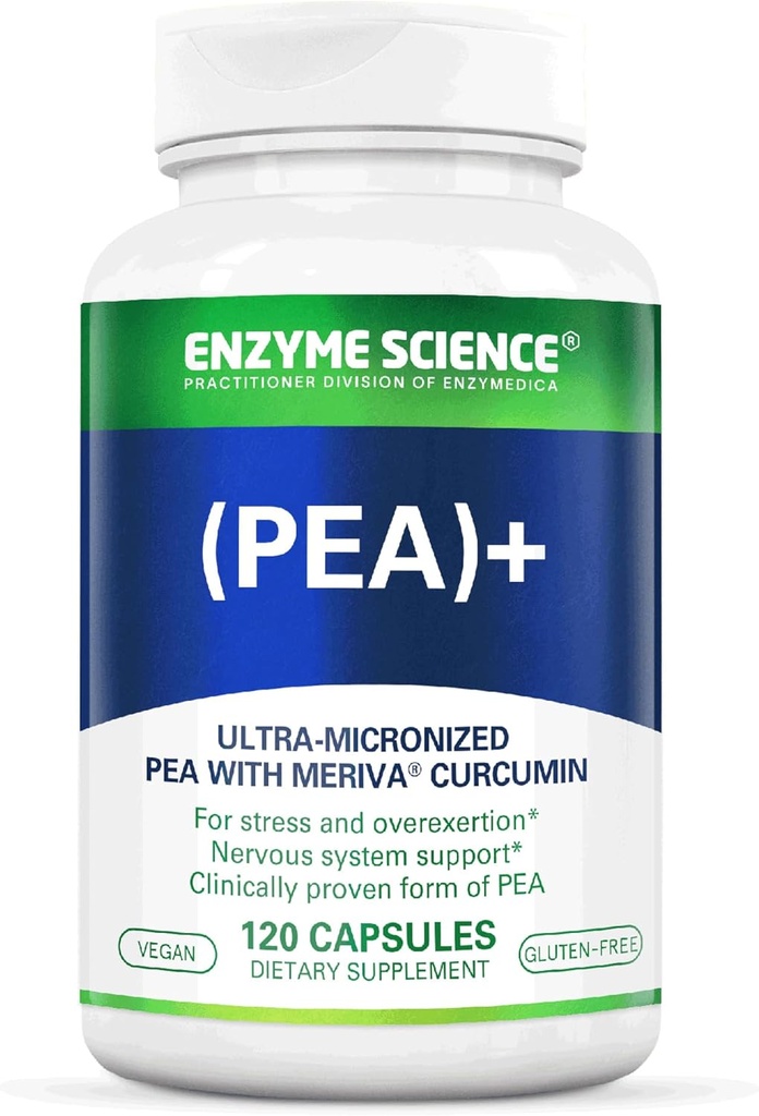 Enzyme Science Pea + Gurkemeje supplement til fysiologisk støtte Hjælper støtte Nervesystemet, immunsystemet og muskulaturen - 120 kapsler