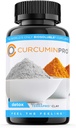 curcuminpro Detox Kapsler er 124; Organisk gurkemeje tillæg med BioOpløselig BCD & Natural Bentonite Clay er 124; Høj Absorption Vegan Curcumin Blend for Gut og Heart Wellness