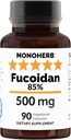 MONOHERB Fucoidan 85% 500 mg - 90 kapsler