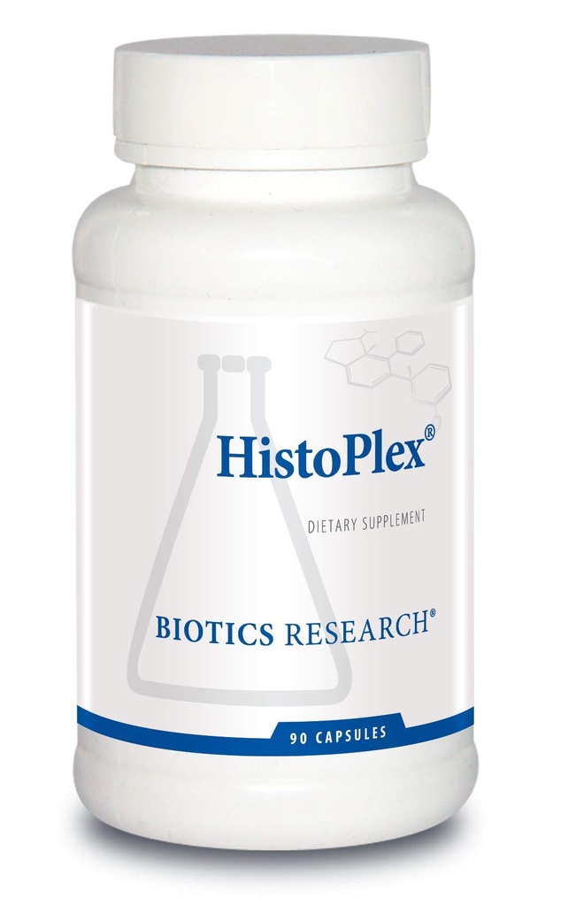 Bioteknologi forskning HistoPlex Natural Anti Histamin, Proprietary Blend of Herbs, Olive Leaf Extract, Allergy Support, Immunbooster 90 Kapsler