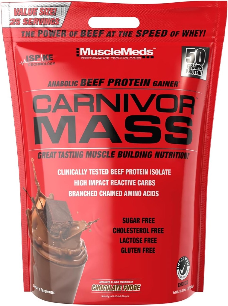 Chokolade Fudge Carnivor Mass 10lb by MuscleMeds