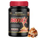 ALLMAX Nutrition ISOFLEX Whey Protein Isolate, Caramel Macchiato - 2 LB - 27 Bedste Protein Per Scoop - Zero Fat & Sugar - 99% Lactose Free - Gluten Free & Soy Free - Ca. 30 Serveringer