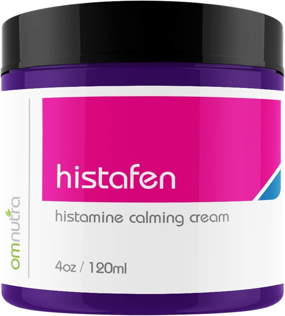Histafen Antihistamin Itch Calming Cream - 4oz Antititch Cream Extra Strength Intensive Healing Lotion Exema Cremer til voksne og børn med lav diamin oxidase Dao Enzyme Mast Cell Aktiverende syndrom