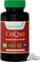 CoQ10 100mg Softgels - High Absorption Antioxidant Supplement for Heart Health, Energy Production, og Cellular Support - Non-GMO, Gluten- Free - 120 Softgels, 4-måned Supply