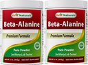 Bedste Naturals Beta Alanine Pure Powder 1 Pund (1 LB (pakke med 2))