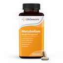 Metabolisme - Vægtkontrol Support & Energy Boosting Supplement - Natural Appetite Suppressant - Curbs Cravings - Grøn te, Kaffebønne, Chrom, Cacao & Theobromin - 70 kapsler