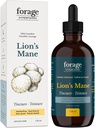 Fodring Hyperfood- Alkohol- Gratis Canadian Grown Lions Mane Mushroom Superfood Liquid Supplement Extract Tincture, Vegan, Non- GMO, Natural Brain Aid- Hukommelse Forbedring og nerve Support 118ML