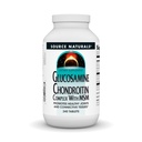 Kilde Naturals Glucosamin Chondroitin Kompleks med MSM, fremmer sunde fællesskaber og Connective Tossions * - 240 tabletter