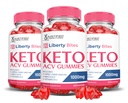 (3 Pack) Liberty Bites Keto ACV Gummies Advanced Formel 1000MG Libertybites Keto Gummies Apple Cider Vinciate Formuleret med Pomegranate Beet Juice Powder B12 Vegan Non GMO 180 Gummys