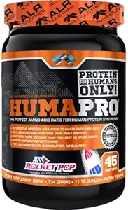Humapro af ALR Industries Premium Protien Powder, Rocket Pop, 334 Bedste, HumaPro Protein Powder for 510% større Lean Mass - lækker frugt smag supplement drikke mix, perfekt Aminosyreforhold, 30