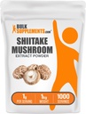 BulkSupplements.com Shiitake Mushroom Extract Powder - Shiitake Mushroom Powder Supplement, immunsupport - Vegan & Gluten Free, 1g per servering, 1kg (2,2 lbs) (Pack of 1)