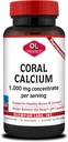 Olympian Labs Coral Calcium 1000mg koncentrat kapsler, støtte sunde knogler og pH balance - 90 kapsler