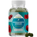 Calming Ashwagandha Gummies for Men and Women - 750mg Tilsvarende fra 30: 1 Root Extract with Zink and Vitamin D - Tasty Adaptogen Stress Gummies for Voksnes for Energy & Mood Support (90 Servering)