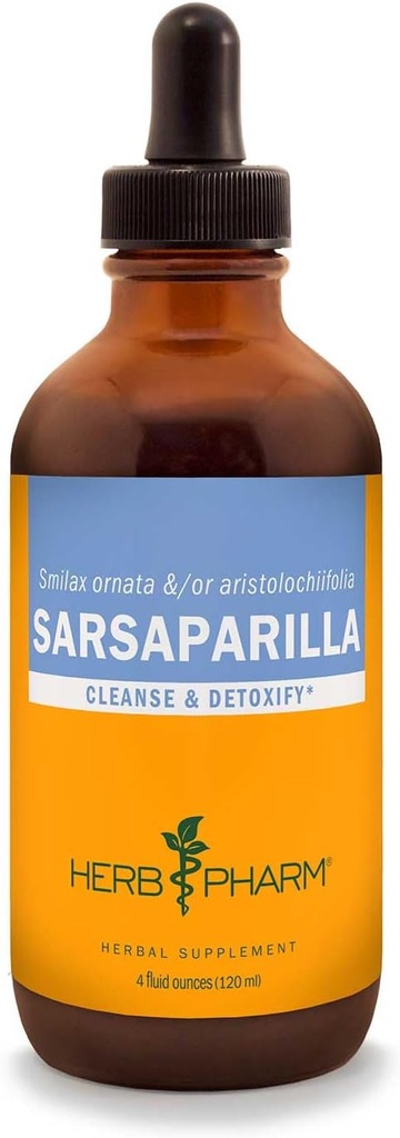 Herb Pharm Sarsaparilla Liquid Extract til rensning og afgiftning - 4 Ounce