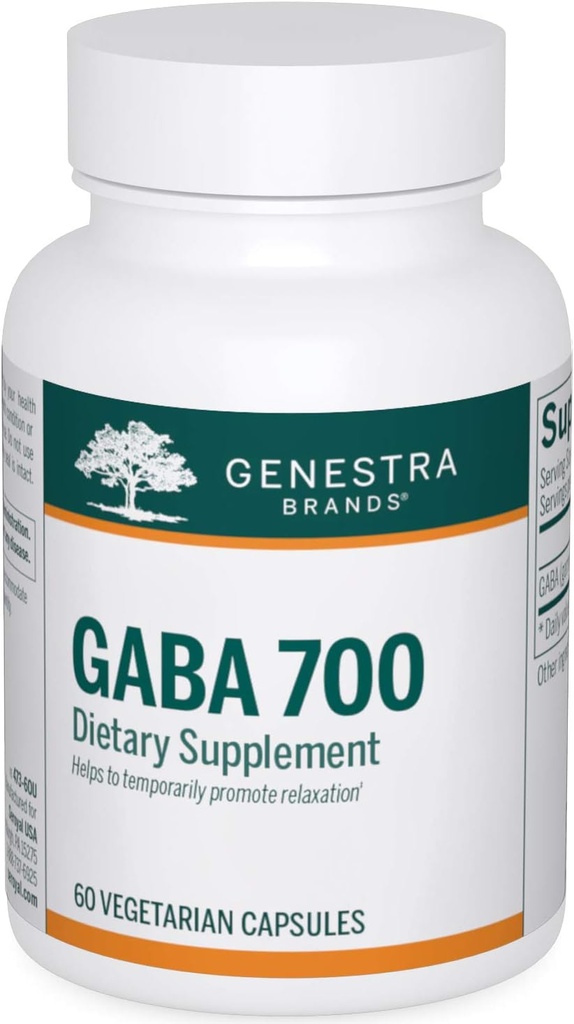 Genestra Brands GABA 700 µg 124; Gamma- Aminosmørsyre Formulering
