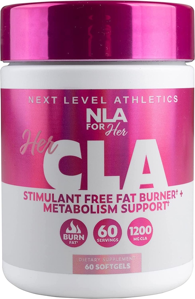 NLA For hendes CLA, 1200 mg, 60 Greve - Ingen koffein eller stimulerende stoffer, Aids in Burning fedt, Stigende Metabolisme, Øger immunsystemet, Øge styrke og udholdenhed, Calorie Burn med Omega 6 - Fedtsyrer