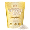B.rad Superfuel - Græs Fed Whey Protein Isolate Boostet med Creatin Note 124; Farm- Fresh, Easy- to- Digest, Clean Ingredients