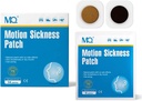 MQ 42ct Bevægelse Sygdom Patches Non Drowsy, Sea Sygdom Patches for Cruise Travel Essentials, Vandtæt Patch Bag Øre for Bilfly Højde Sygdom, Lang Sidste 72H