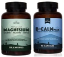 Natural Rhythm Calm Bundle - Triple Calm Magnesium 150mg, 120 kapsler + B- CALMplex, Unique Vitamin B Blend, 90 kapsler