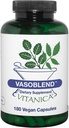Vitanica VasoBlend, Cardiovaskulær Support, Vegan / Vegetar, 180 Kapsler