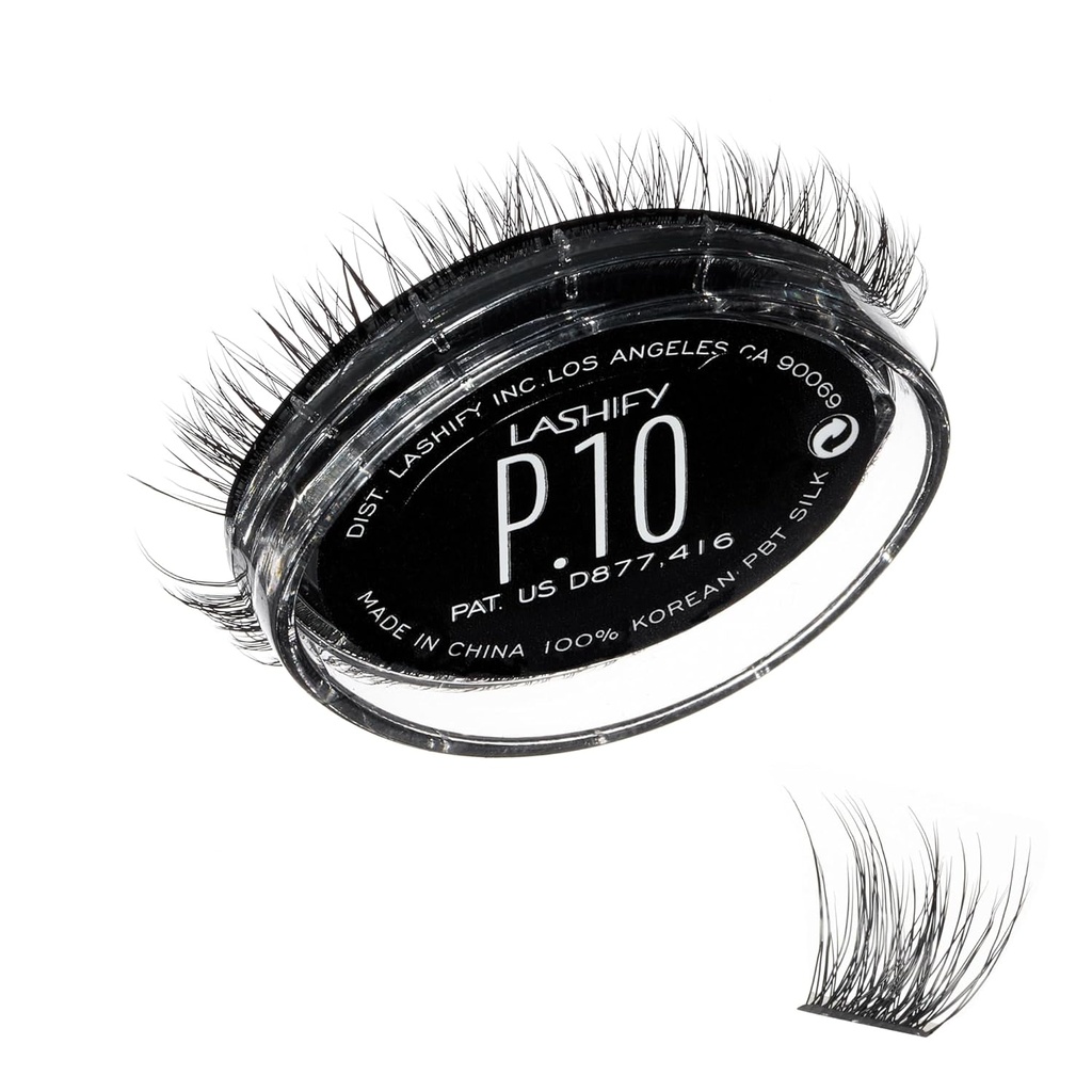 Lashify Prushy 10mm Gossamer Lashers in Black, Easy DY False Lashers for en omfangsrig endnu stadig naturlige look