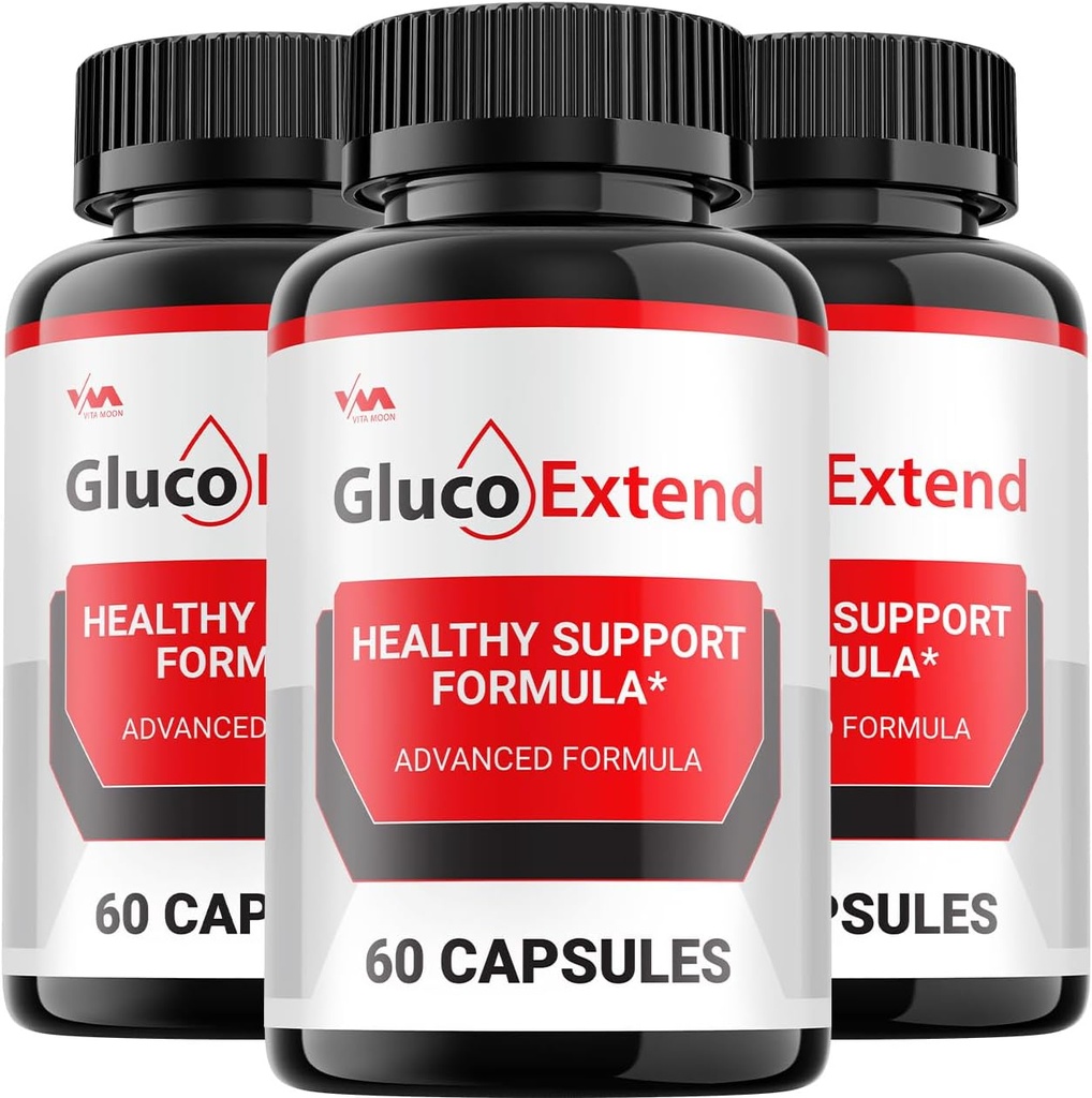 (3 Pack) GlucoExtend Supplement, GlucoExtend Capsule - Advanced Formel GlucoExtend, GlucoExtend Maximum Strength Anmeldelser, 180 Kapsler