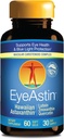 EyeAstin, BioAstin Hawaii Astaxanthin med Lutein & Zeaxanthin, Understøtter Eye sundhed naturligt, 60 Greve