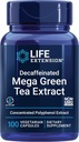 Life Extension Decafeated Mega Green Tea Extract - Polyphenol- Rich, Cell Health, Heart Health, Brain Health, Antioxidant Protection - Non- GMO, Gluten- Free, Vegetar - 100 Kapsler