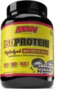 MAN Sports New Flavor ISO- Protein Hydrolysed 100% Pure Whey Protein Isolate Powder, Cookies og Cream, 1,42 Pounds (20 dages forsyning)